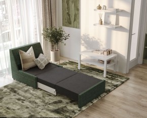 Кресло для отдыха Йоки тёмно-зелёный, ткань рогожка в Тавде - tavda.ok-mebel.com | фото 4
