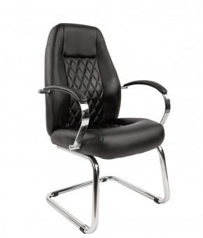 Кресло для посетителя CHAIRMAN 950 V Черное в Тавде - tavda.ok-mebel.com | фото