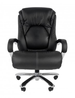 Кресло для руководителя CHAIRMAN 402 (Кожа) Черное в Тавде - tavda.ok-mebel.com | фото 1