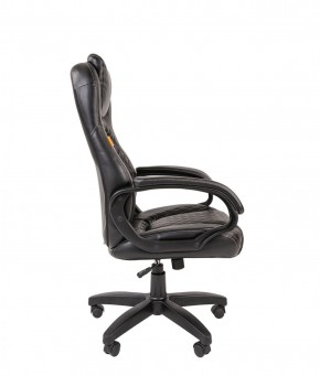 Кресло для руководителя  CHAIRMAN 432 (Экокожа черная) в Тавде - tavda.ok-mebel.com | фото 3