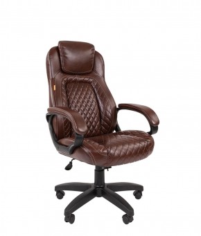 Кресло для руководителя  CHAIRMAN 432 (Экокожа коричневая) в Тавде - tavda.ok-mebel.com | фото