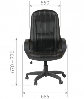Кресло для руководителя  CHAIRMAN 685 (экокожа черный) в Тавде - tavda.ok-mebel.com | фото 5