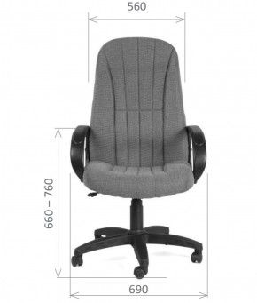 Кресло для руководителя  CHAIRMAN 685 СТ (ткань стандарт 10-356 черная) в Тавде - tavda.ok-mebel.com | фото 5
