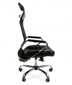 Кресло для руководителя CHAIRMAN 700 (Сетка) Черное в Тавде - tavda.ok-mebel.com | фото 3