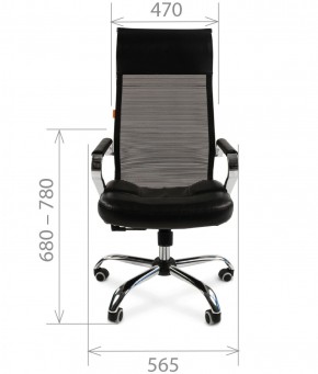 Кресло для руководителя CHAIRMAN 700 (Сетка) Черное в Тавде - tavda.ok-mebel.com | фото 4