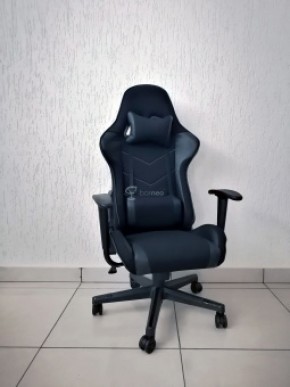 Кресло геймерское Barneo K-50 (черная сетка черные вставки) в Тавде - tavda.ok-mebel.com | фото