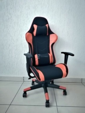 Кресло геймерское Barneo K-50 (черная сетка оранжевые вставки) в Тавде - tavda.ok-mebel.com | фото