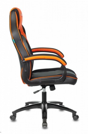 Кресло игровое Бюрократ VIKING 2 AERO ORANGE черный/оранжевый в Тавде - tavda.ok-mebel.com | фото 3