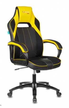 Кресло игровое Бюрократ VIKING 2 AERO YELLOW черный/желтый в Тавде - tavda.ok-mebel.com | фото