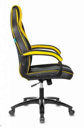 Кресло игровое Бюрократ VIKING 2 AERO YELLOW черный/желтый в Тавде - tavda.ok-mebel.com | фото 3