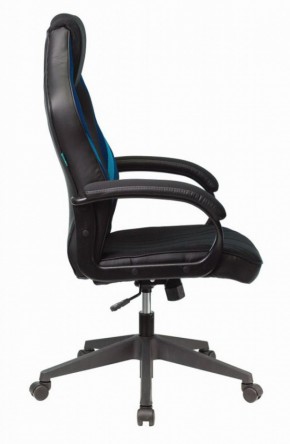Кресло игровое Бюрократ VIKING 3 AERO BLUE черный/синий в Тавде - tavda.ok-mebel.com | фото 3