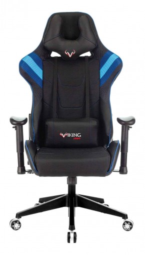 Кресло игровое Бюрократ VIKING 4 AERO BLUE черный/синий в Тавде - tavda.ok-mebel.com | фото 3