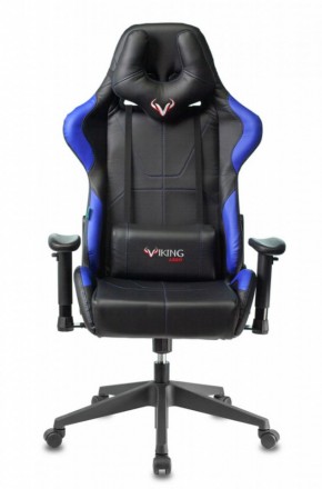 Кресло игровое Бюрократ VIKING 5 AERO BLUE черный/синий в Тавде - tavda.ok-mebel.com | фото 3