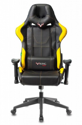 Кресло игровое Бюрократ VIKING 5 AERO YELLOW черный/желтый в Тавде - tavda.ok-mebel.com | фото 3