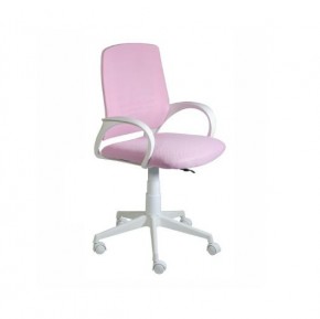 Кресло Ирис White сетка/ткань розовая в Тавде - tavda.ok-mebel.com | фото