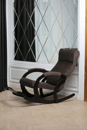 Кресло-качалка МАРСЕЛЬ 33-Т-AC (кофе) в Тавде - tavda.ok-mebel.com | фото 3