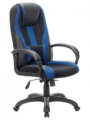 Кресло компьютерное BRABIX PREMIUM "Rapid GM-102" (экокожа/ткань, черное/синее) 532106 в Тавде - tavda.ok-mebel.com | фото