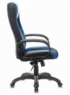 Кресло компьютерное BRABIX PREMIUM "Rapid GM-102" (экокожа/ткань, черное/синее) 532106 в Тавде - tavda.ok-mebel.com | фото 3
