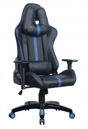 Кресло компьютерное BRABIX "GT Carbon GM-120" (черное/синее) 531930 в Тавде - tavda.ok-mebel.com | фото