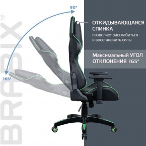 Кресло компьютерное BRABIX "GT Carbon GM-120" (черное/зеленое) 531929 в Тавде - tavda.ok-mebel.com | фото 2