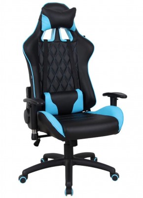 Кресло компьютерное BRABIX "GT Master GM-110" (черное/голубое) 531928 в Тавде - tavda.ok-mebel.com | фото