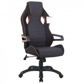 Кресло компьютерное BRABIX Techno Pro GM-003 (ткань черное/серое, вставки оранжевые) 531813 в Тавде - tavda.ok-mebel.com | фото