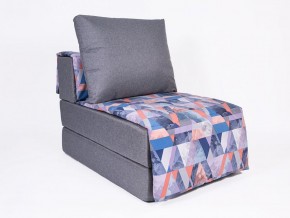 Кресло-кровать бескаркасное Харви (серый-сноу деним) в Тавде - tavda.ok-mebel.com | фото
