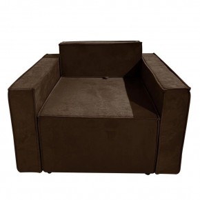 Кресло-кровать Принц КК1-ВК (велюр коричневый) в Тавде - tavda.ok-mebel.com | фото