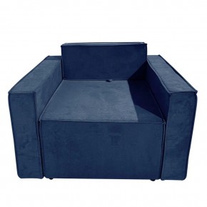 Кресло-кровать Принц КК1-ВСи (велюр синий) в Тавде - tavda.ok-mebel.com | фото