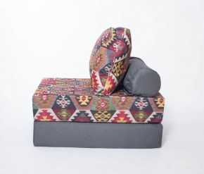Кресло-кровать-пуф бескаркасное Прайм (мехико серый-графит) в Тавде - tavda.ok-mebel.com | фото