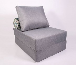 Кресло-кровать-пуф бескаркасное Прайм (Серый) в Тавде - tavda.ok-mebel.com | фото