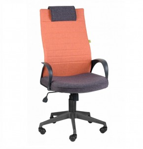 Кресло Квест HOME (Ткань КФ-28/КФ-13) оранжевый-сливовый в Тавде - tavda.ok-mebel.com | фото