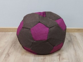 Кресло-мешок Мяч S (Savana Chocolate-Savana Berry) в Тавде - tavda.ok-mebel.com | фото 1