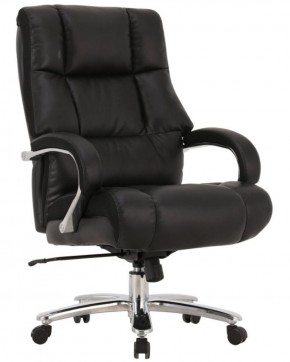 Кресло офисное BRABIX PREMIUM "Bomer HD-007" (рециклированная кожа, хром, черное) 531939 в Тавде - tavda.ok-mebel.com | фото