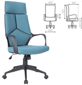 Кресло офисное BRABIX PREMIUM "Prime EX-515" (ткань, голубое) 531568 в Тавде - tavda.ok-mebel.com | фото 3