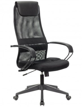 Кресло офисное BRABIX PREMIUM "Stalker EX-608 PL" (ткань-сетка/кожзам, черное) 532090 в Тавде - tavda.ok-mebel.com | фото