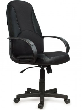 Кресло офисное BRABIX "City EX-512" (кожзам черный, ткань черная) 531407 в Тавде - tavda.ok-mebel.com | фото