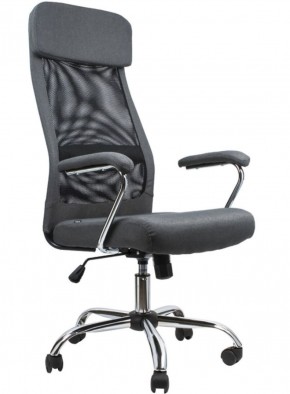 Кресло офисное BRABIX "Flight EX-540" (хром, ткань, сетка, серое) 531848 в Тавде - tavda.ok-mebel.com | фото