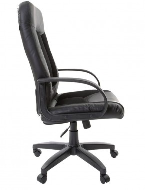 Кресло офисное BRABIX "Strike EX-525" (экокожа черная, ткань черная) 531381 в Тавде - tavda.ok-mebel.com | фото 3