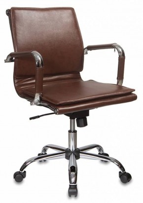 Кресло руководителя Бюрократ CH-993-LOW/BROWN коричневый в Тавде - tavda.ok-mebel.com | фото 1
