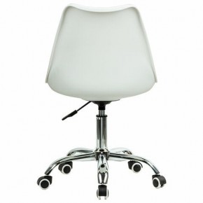 Кресло стул BRABIX "Eames MG-310 CH", хром, пластик белый, ткань серая, 532924 в Тавде - tavda.ok-mebel.com | фото 4
