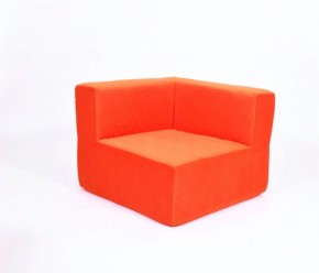 Кресло-угловое-модуль бескаркасное Тетрис 30 (Оранжевый) в Тавде - tavda.ok-mebel.com | фото