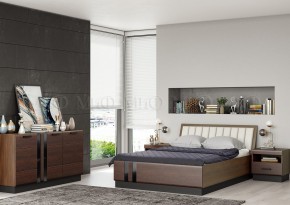 МАГНОЛИЯ Кровать 1600 с ортопедом (Дерево/орех) в Тавде - tavda.ok-mebel.com | фото 2