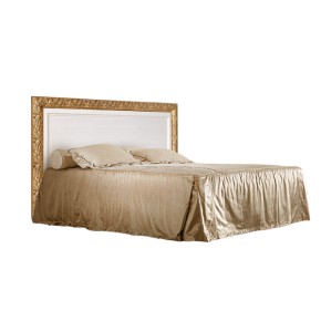 Кровать 2-х спальная (1,4 м)Тиффани штрих-лак/золото с подъемным механизмом (ТФКР140-2[7]) в Тавде - tavda.ok-mebel.com | фото