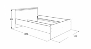 Кровать двойная Ольга-13 + 2-а выкатных ящика (1600) в Тавде - tavda.ok-mebel.com | фото 3