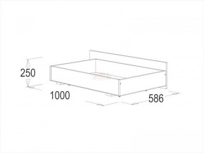 Кровать двойная Ольга 1Н + 2-а ящика (1200*2000) в Тавде - tavda.ok-mebel.com | фото 3