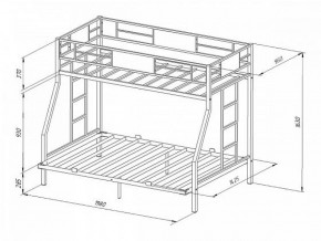 Кровать двухъярусная «Гранада-ЯЯ 140» с ящиками в Тавде - tavda.ok-mebel.com | фото 2