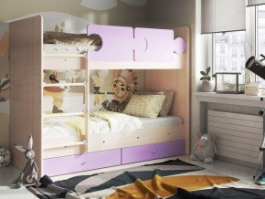 Кровать двухъярусная "Тетрис" (щиты) с бортиками + ящики в Тавде - tavda.ok-mebel.com | фото 4
