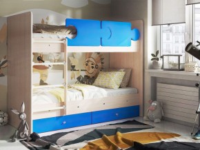 Кровать двухъярусная "Тетрис" (щиты) с бортиками + ящики в Тавде - tavda.ok-mebel.com | фото 6