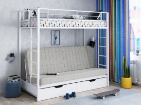 Кровать двухъярусная с диваном "Мадлен-ЯЯ" с ящиками в Тавде - tavda.ok-mebel.com | фото 1